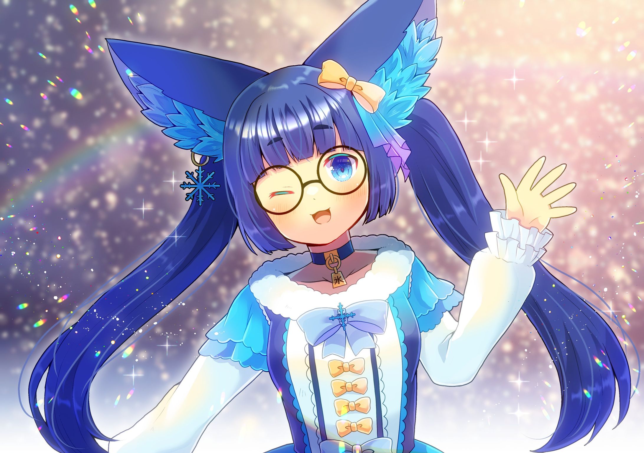 【お仕事】Vtuber Kira Kurotoさん通販ページイラスト-1