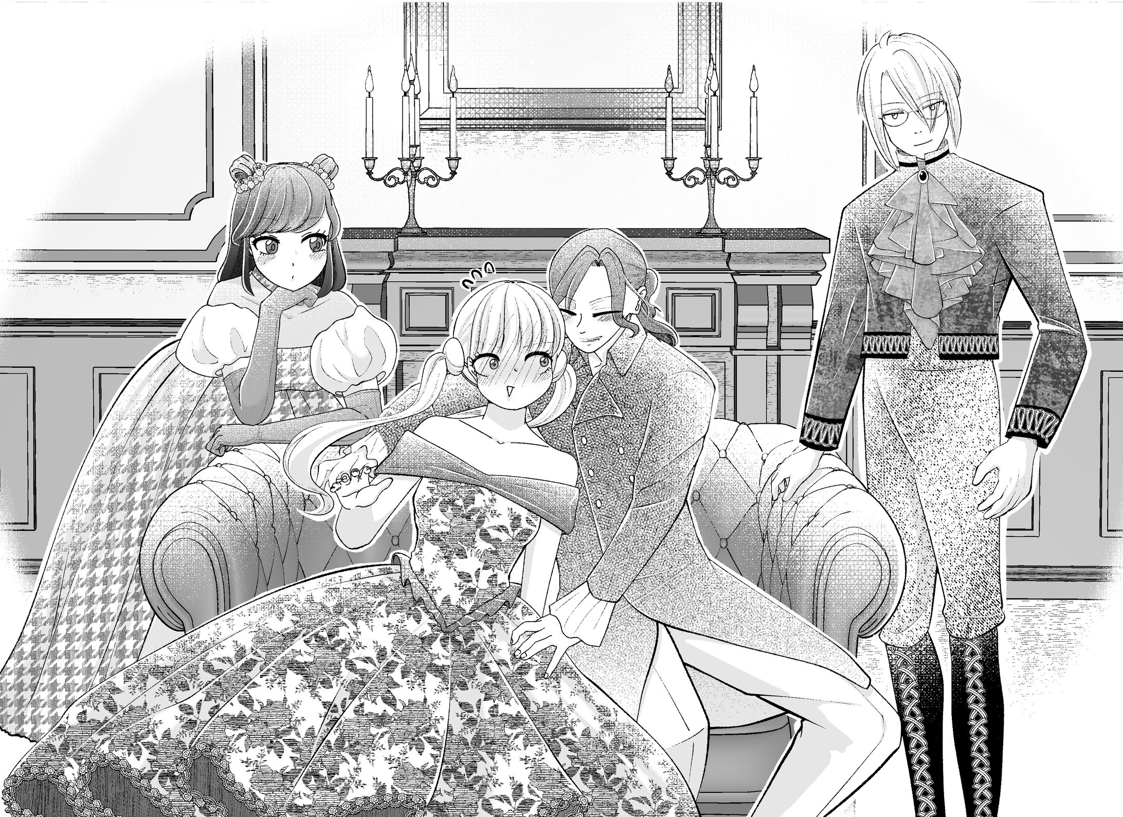 妃教育から逃げたい私アニメ化お祝いイラスト-1