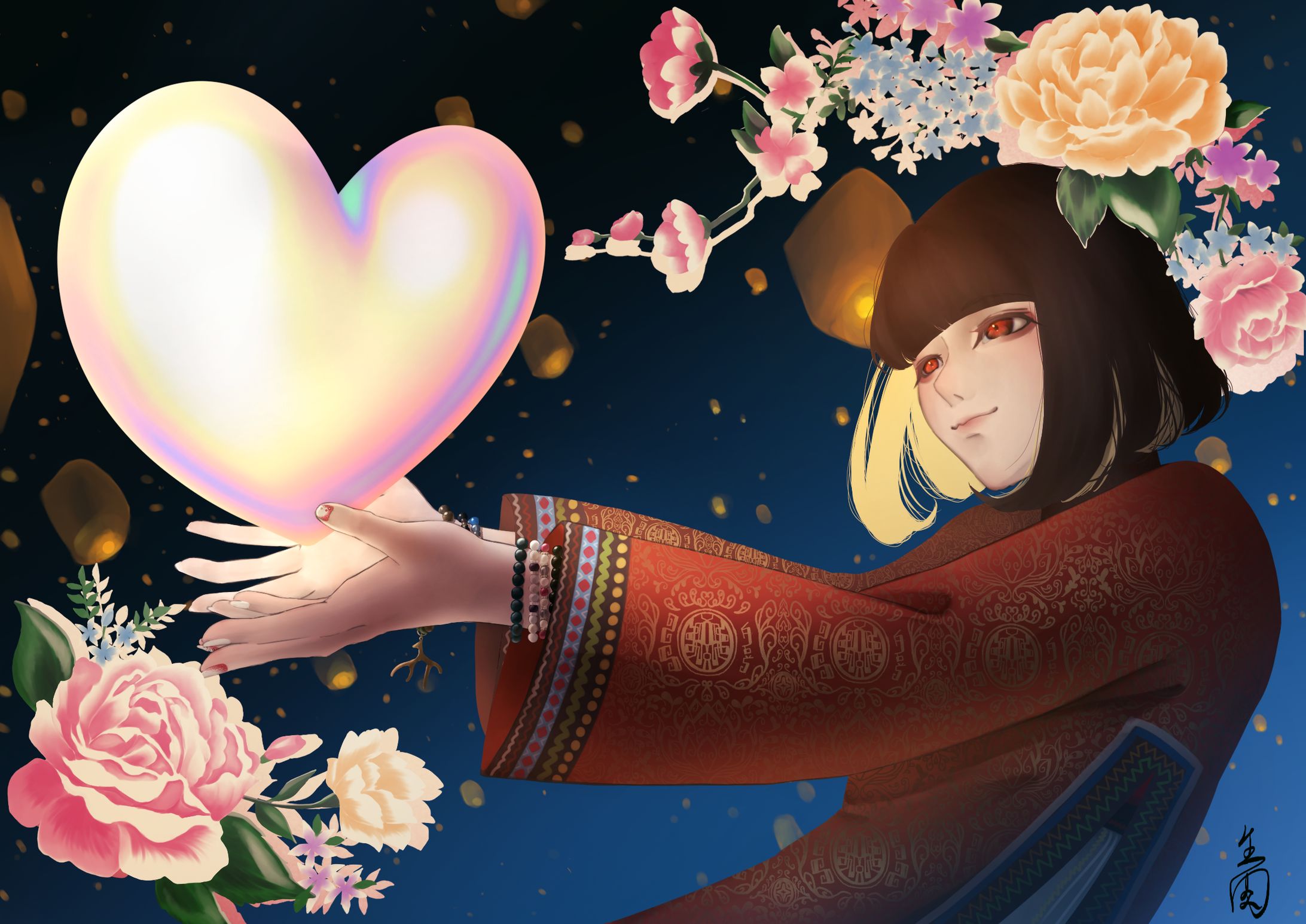 依頼品 majiko フラスタ絵-1