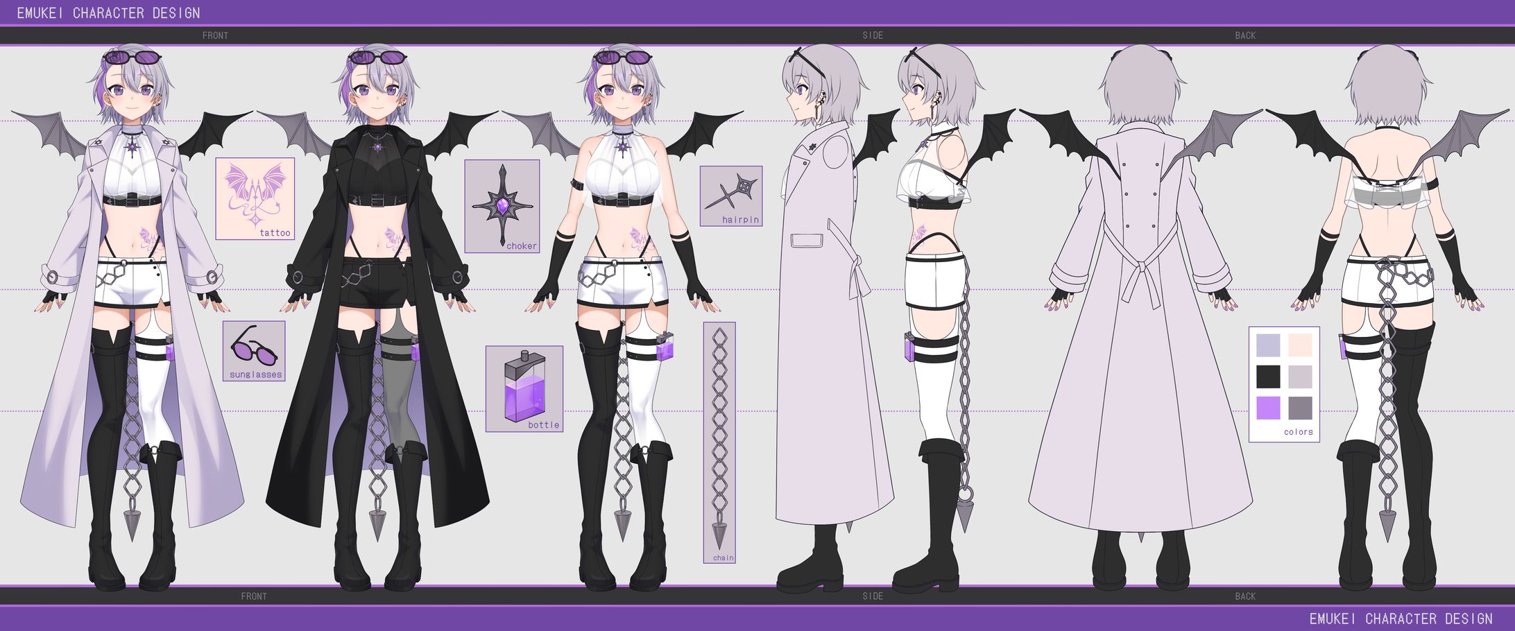 星鍵えむけい様　新衣装三面図-1