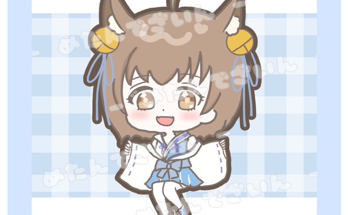 illustrator、お名前ロゴ