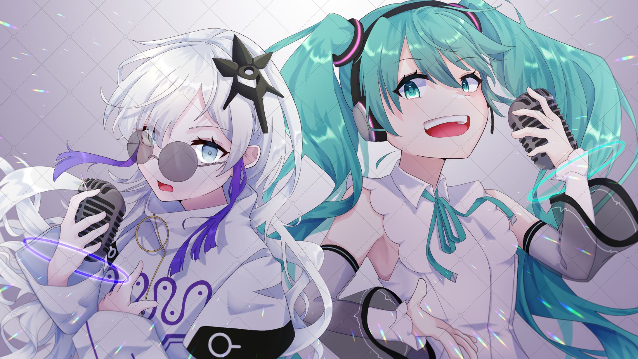 脳内バトルは終わらない！/初音ミク＆星界　MVイラスト-1