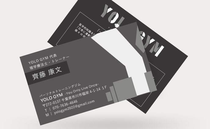 YOLO GYM様 名刺