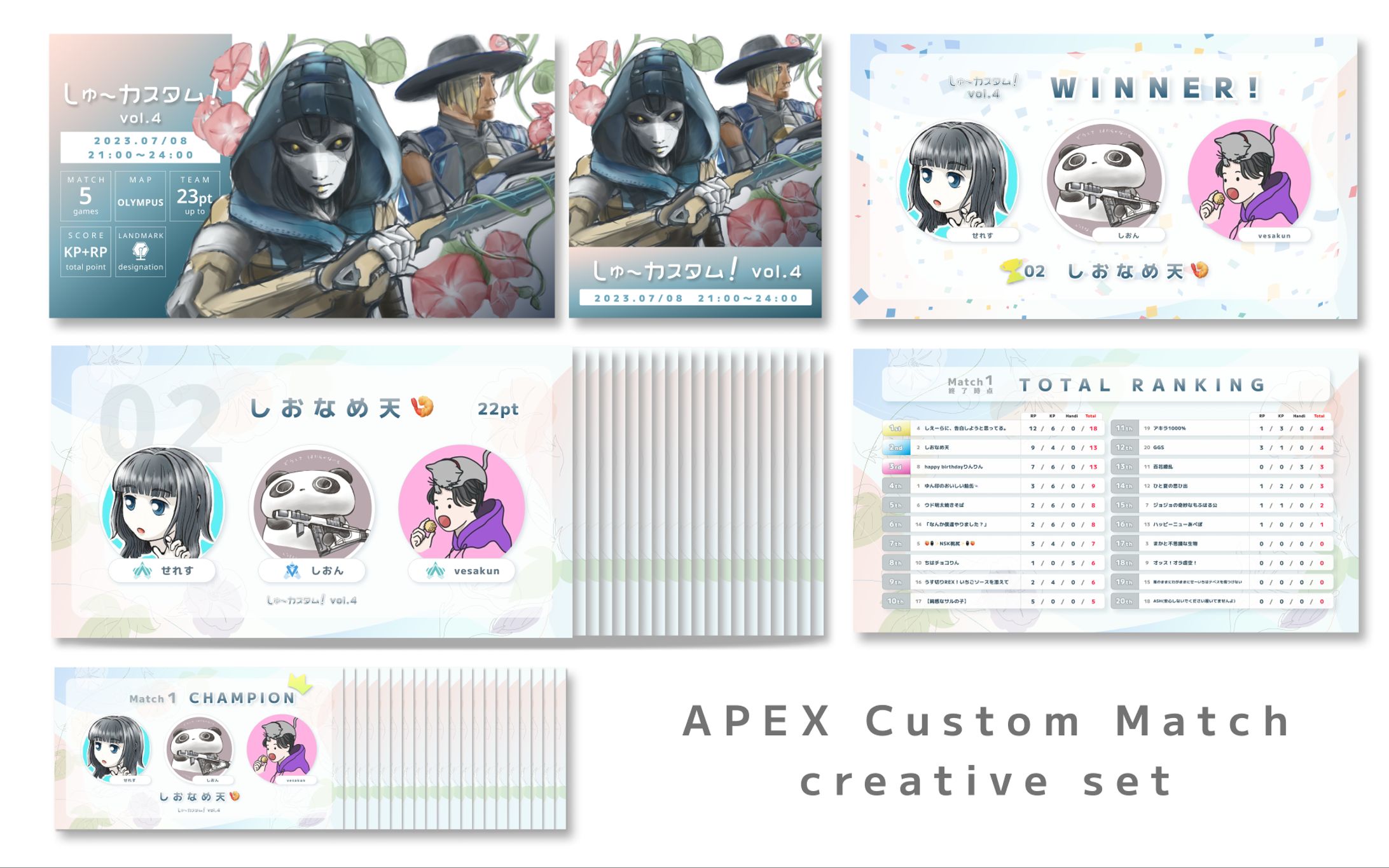 APEX Custom : creative set-1