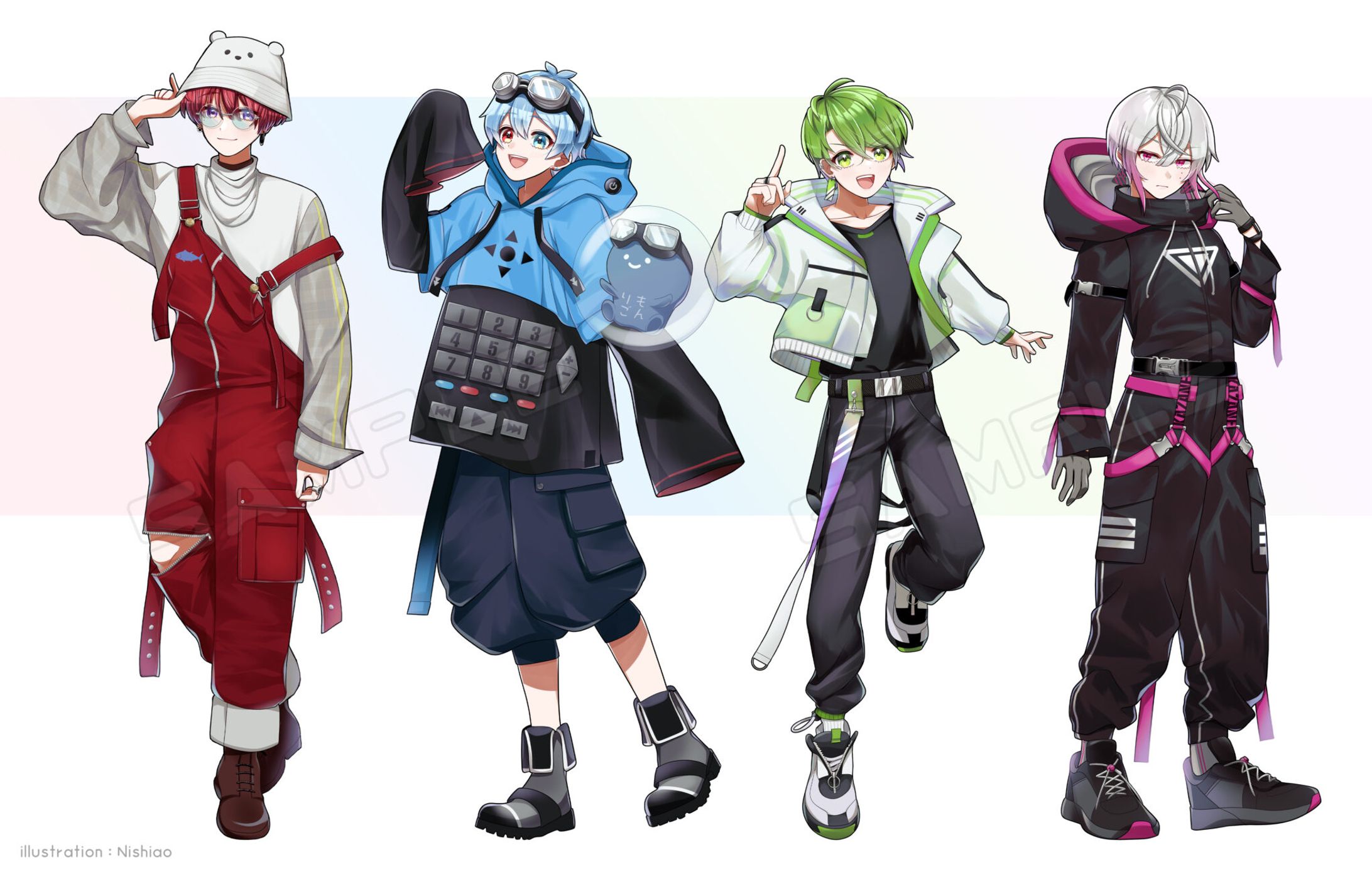 『いんく』キャラクターデザイン-1