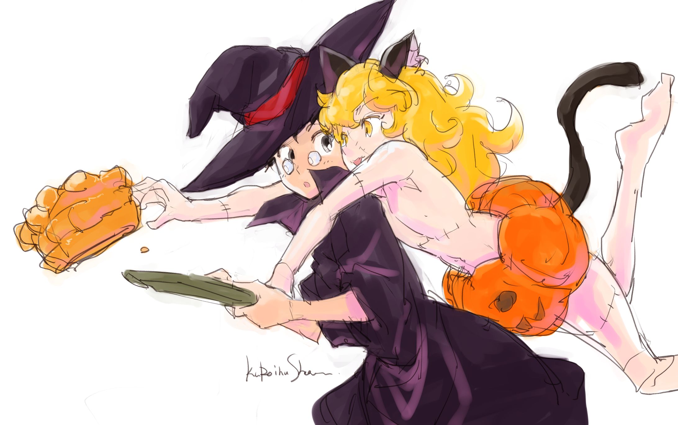 ハロウィンの少年-1