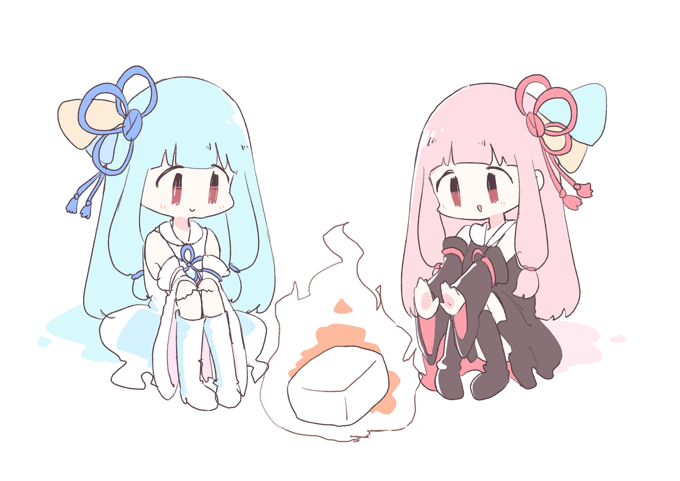 ごまどうふを火にかける📛 / なみぐる feat.琴葉 茜・葵(Lizzo Cover)　MVイラスト-1