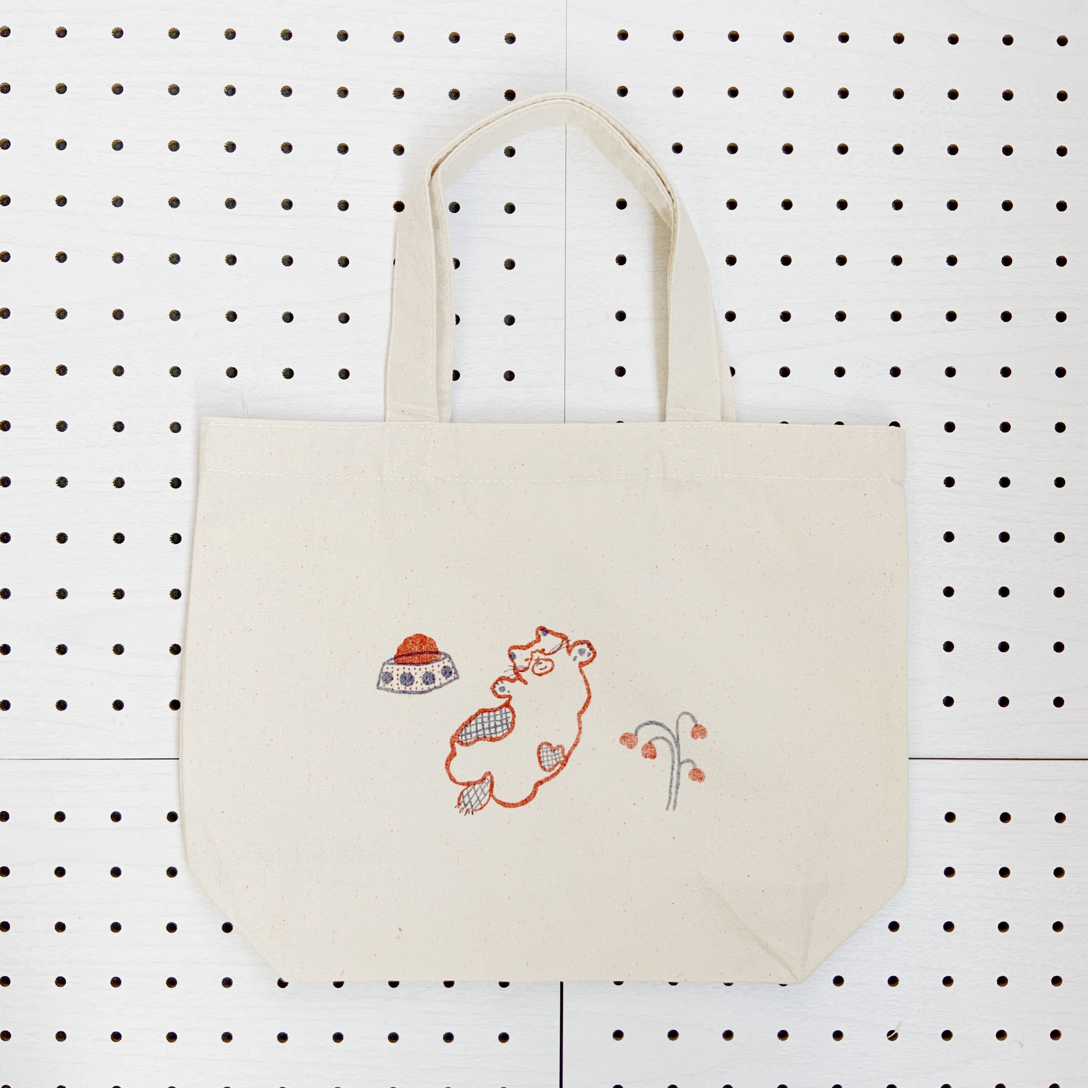 ねこのミケミニトートバッグ-1