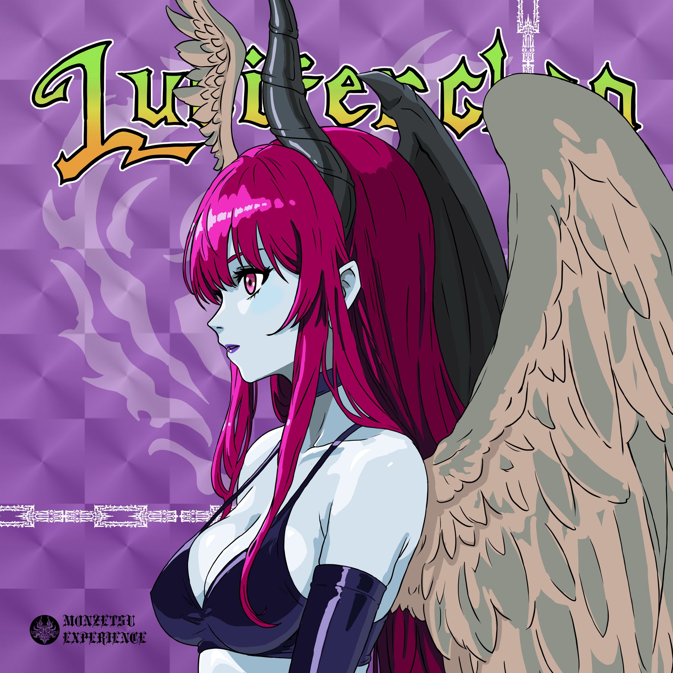悶絶シールコレクション Lucifer chan & Beelzebub chan 2nd 4種セット-1