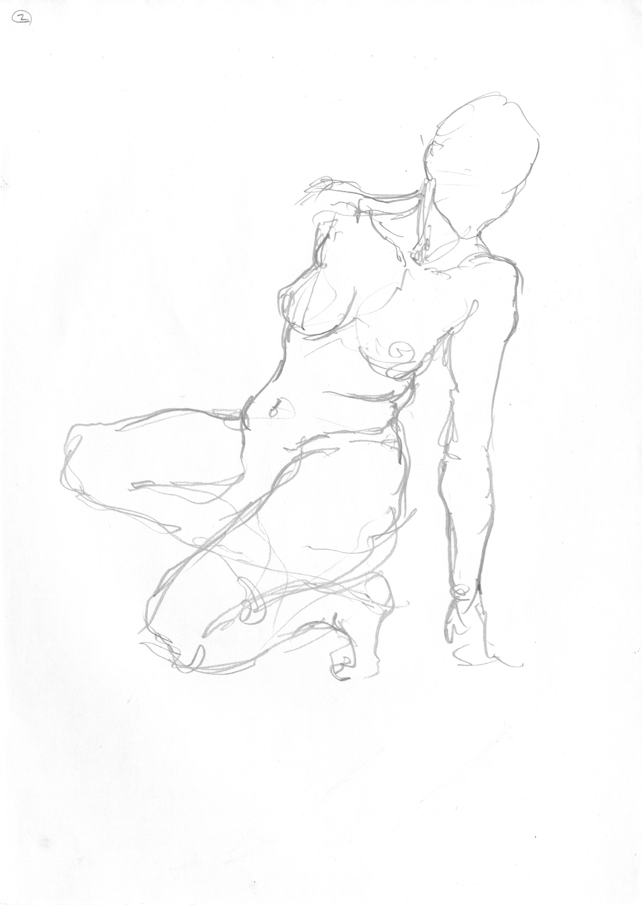 クロッキー 2分-1