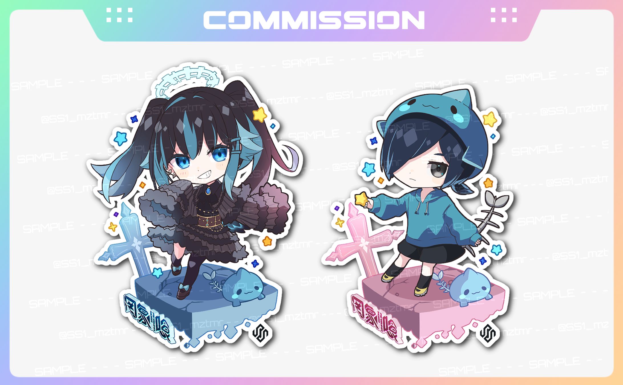 Vtuber罔象喰グッズイラスト-1