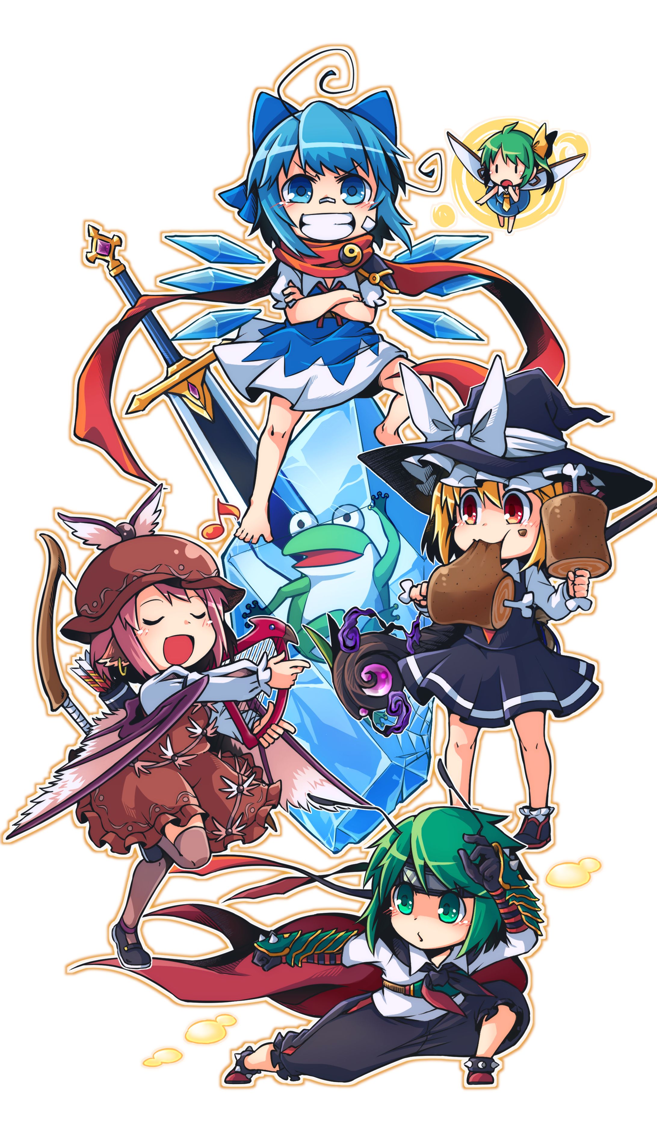 【寄稿・同人】東方project　ダイスポーチ用イラスト-1