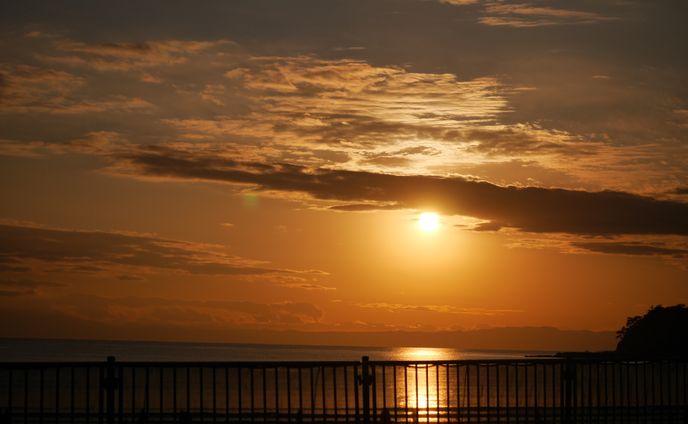 写真　海　夕景