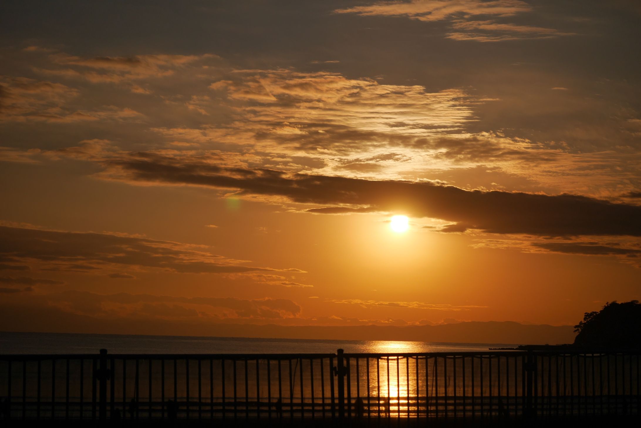 写真　海　夕景-1