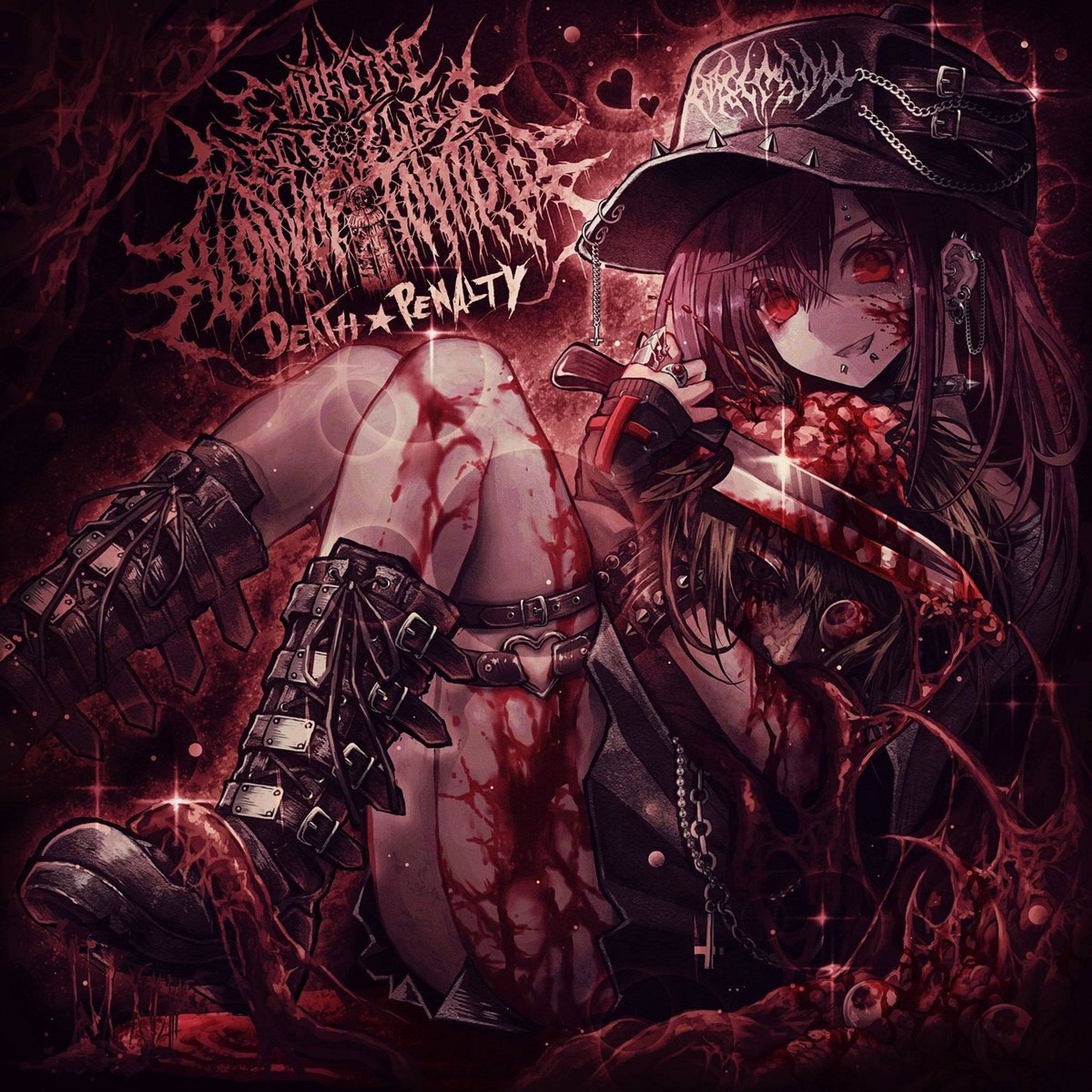 GORE-GIRL PROJECT「DEATHP★PENALTY」　CDcover illust＆MV illust-1