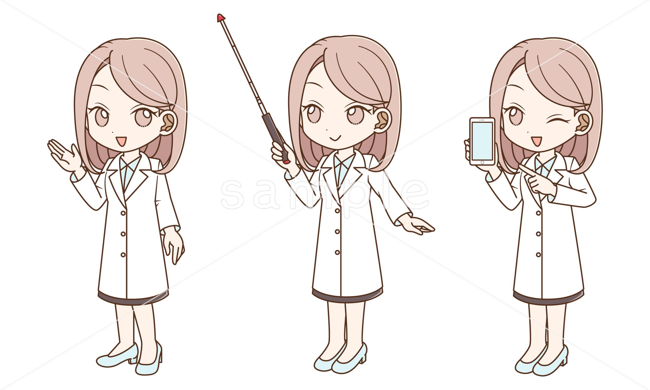 ミニキャラクター② ビジネス系 -1