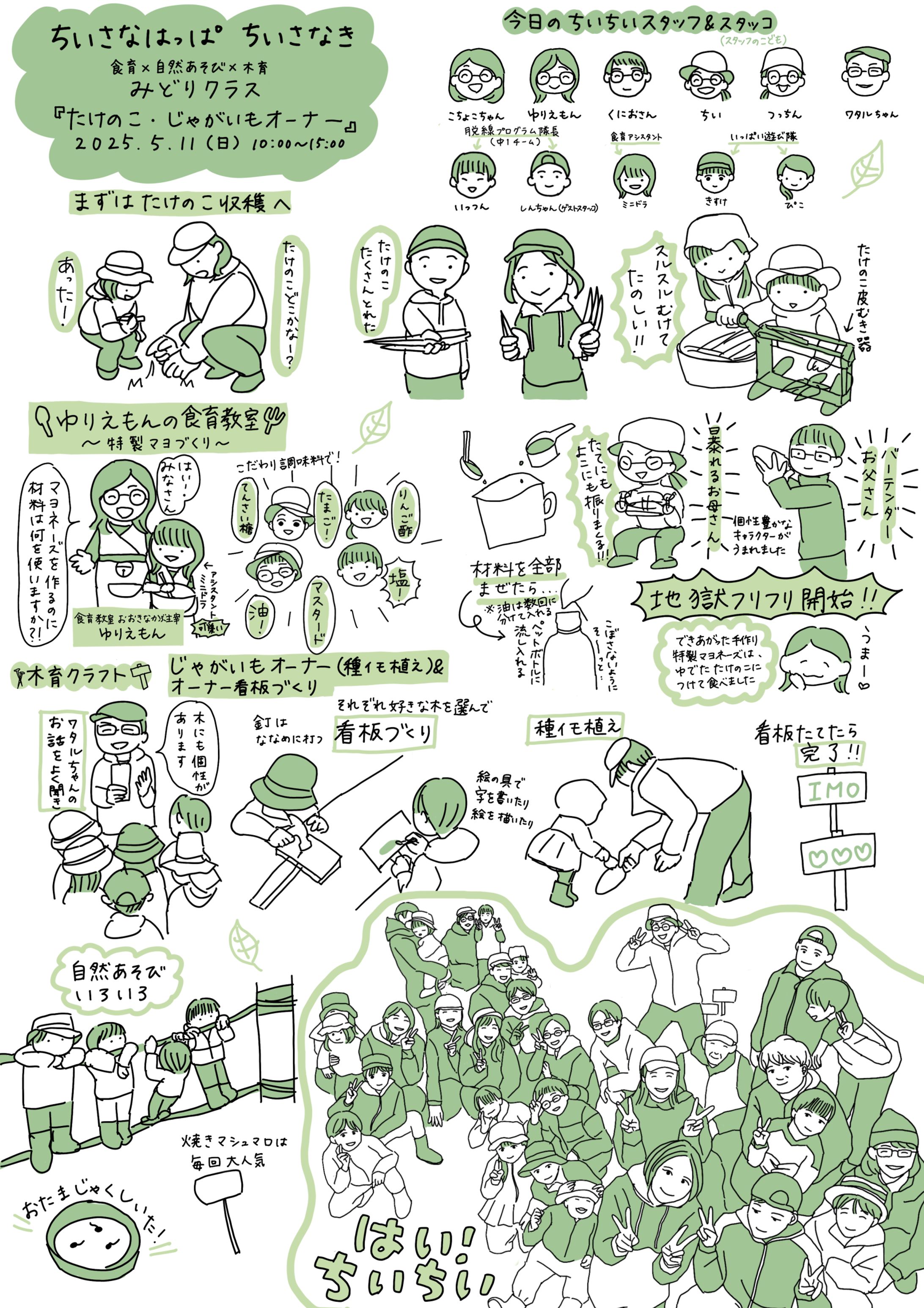 イラストルポ｜ちいさなはっぱちいさなき様-1