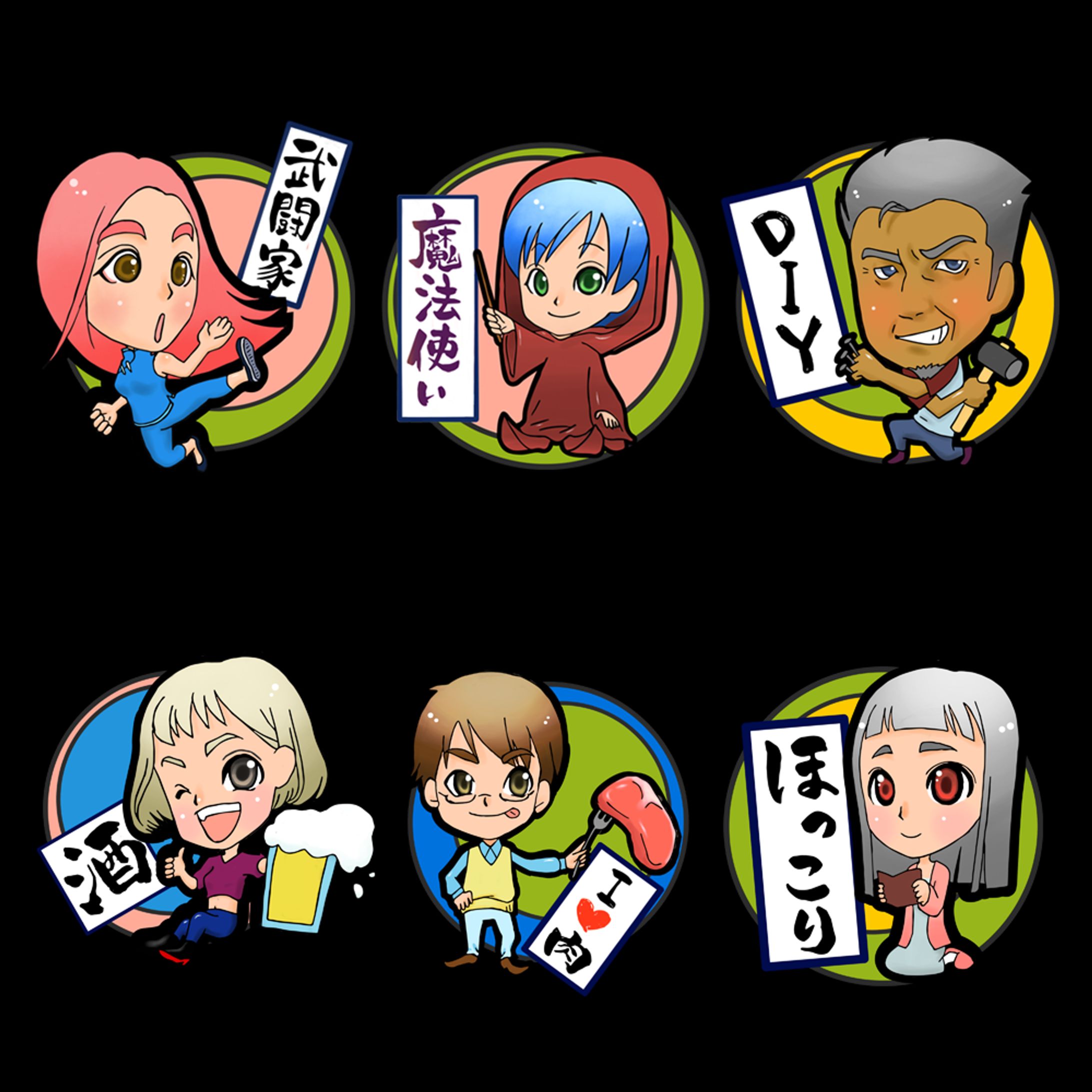 SDキャラのイラスト-1