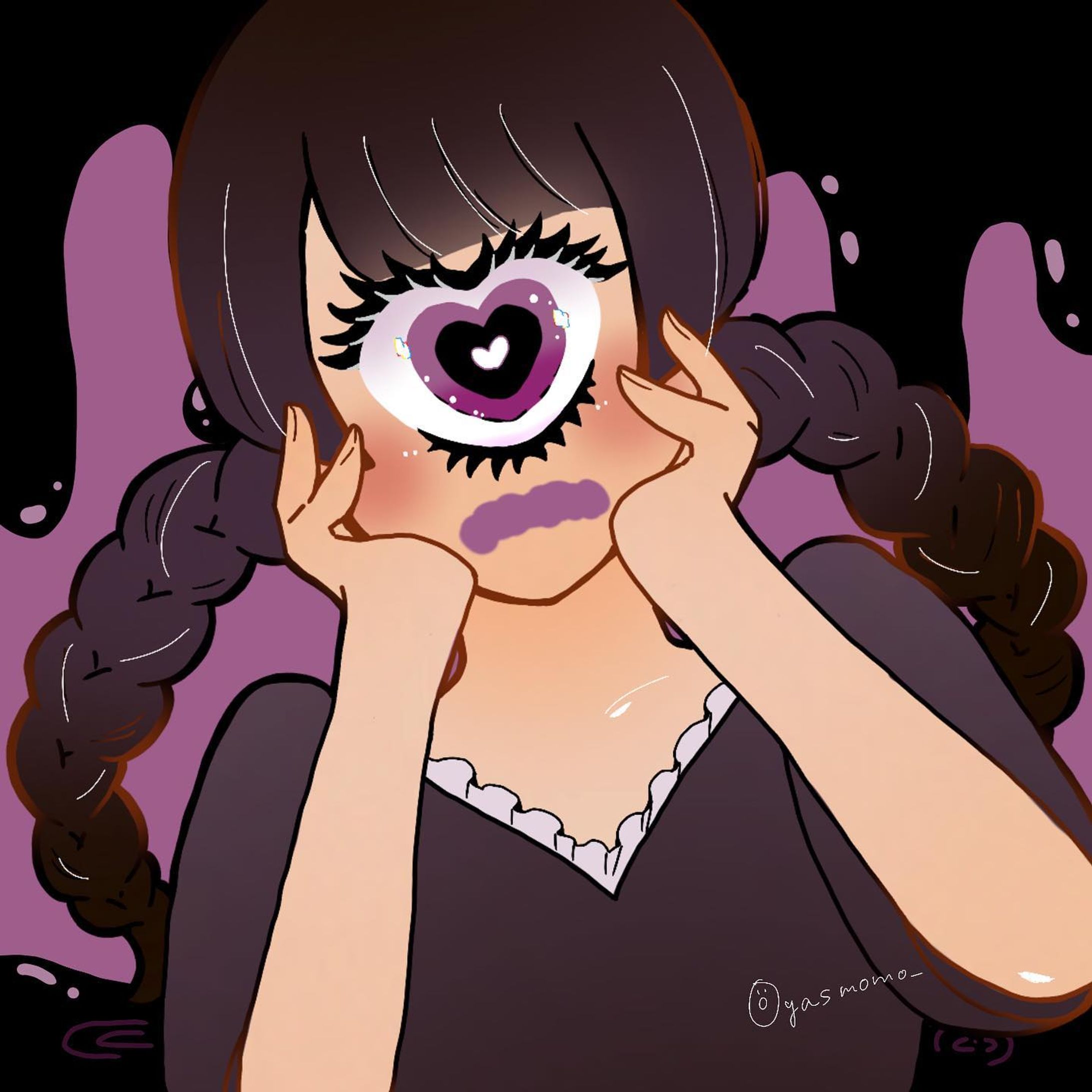 ひとめぼれちゃん。

#イラスト #illustration 
#絵 #いらすとぐらむ 
#絵描きさんと繋がりたい #art #manga #anime #kawaii #おやすも家-1