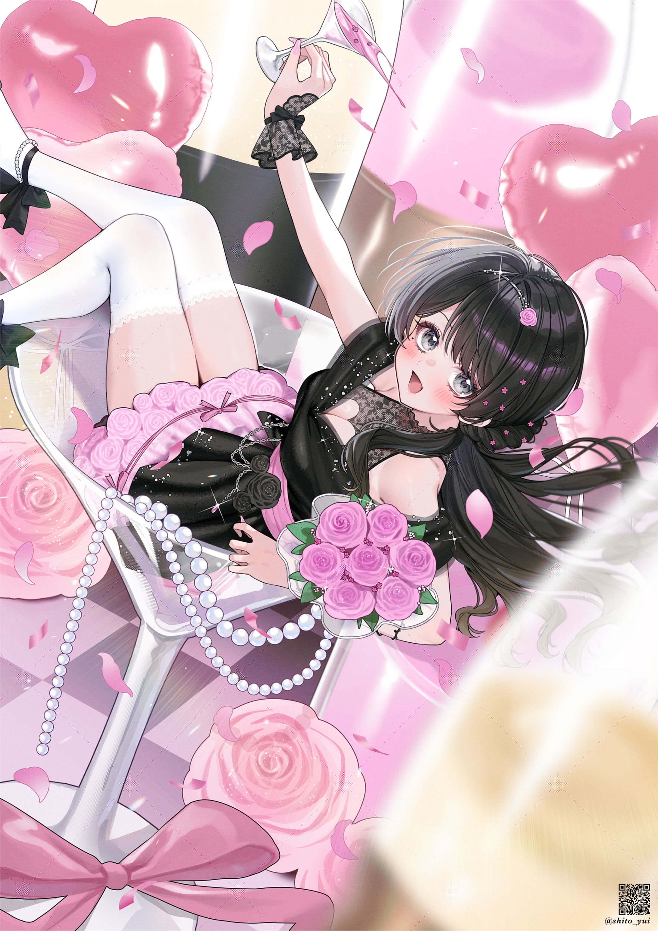 蟒蛇百々花さま/お誕生日記念イラスト-1