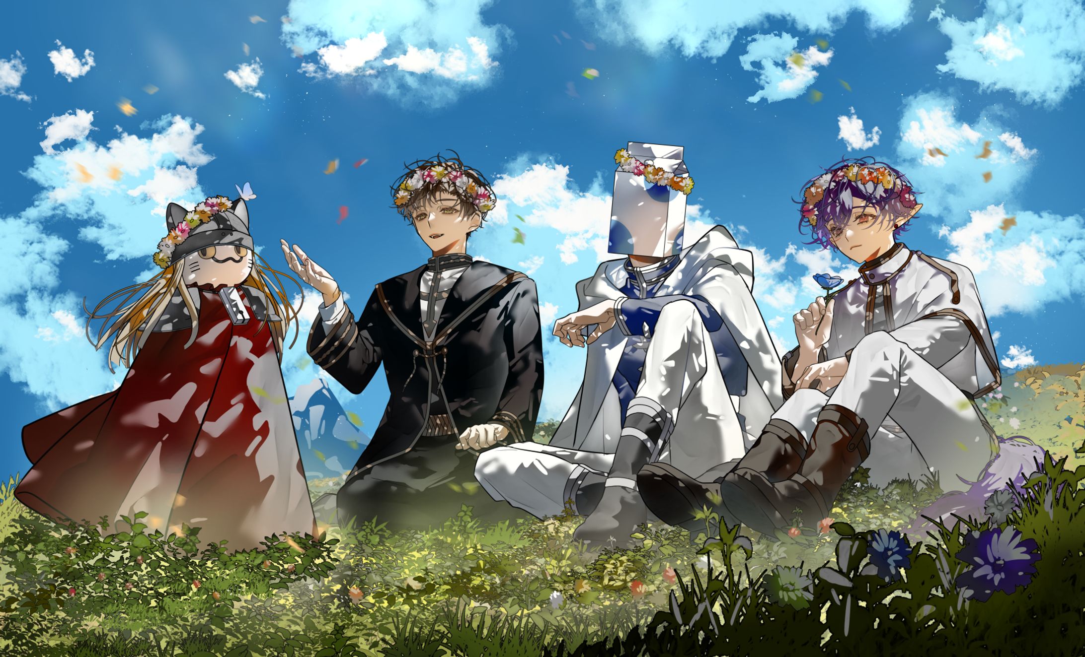 【成人男性三人組様】動画内イラスト-1