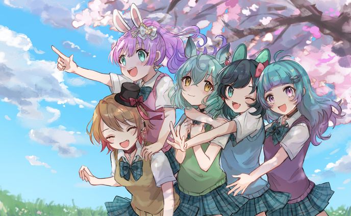 「走れ」イラスト制作　サ終ガールズ様　