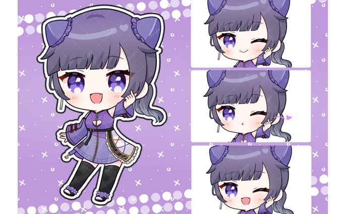 SDイラスト(2頭身シンプル作画)