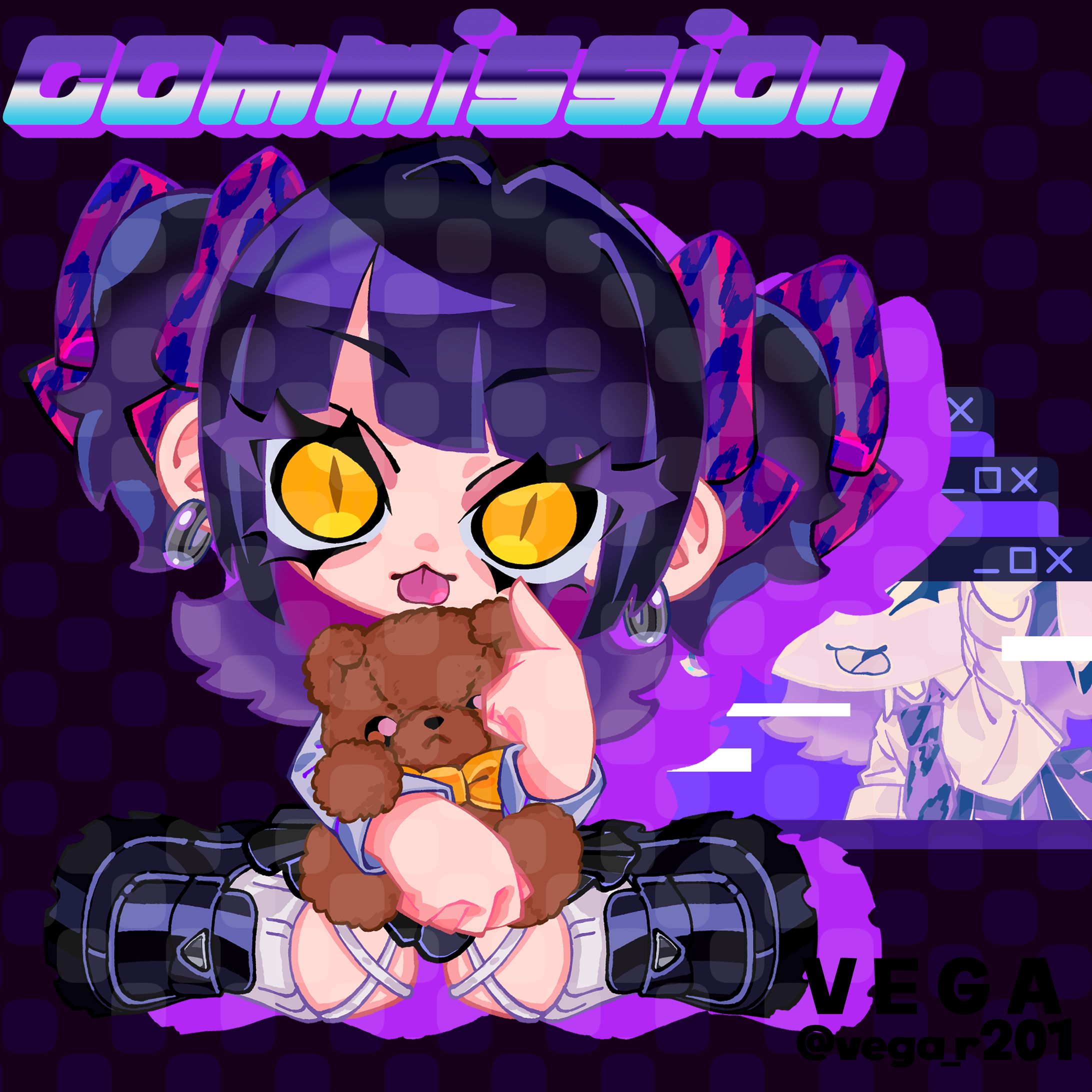 【お仕事】グッズ用SDイラスト-1