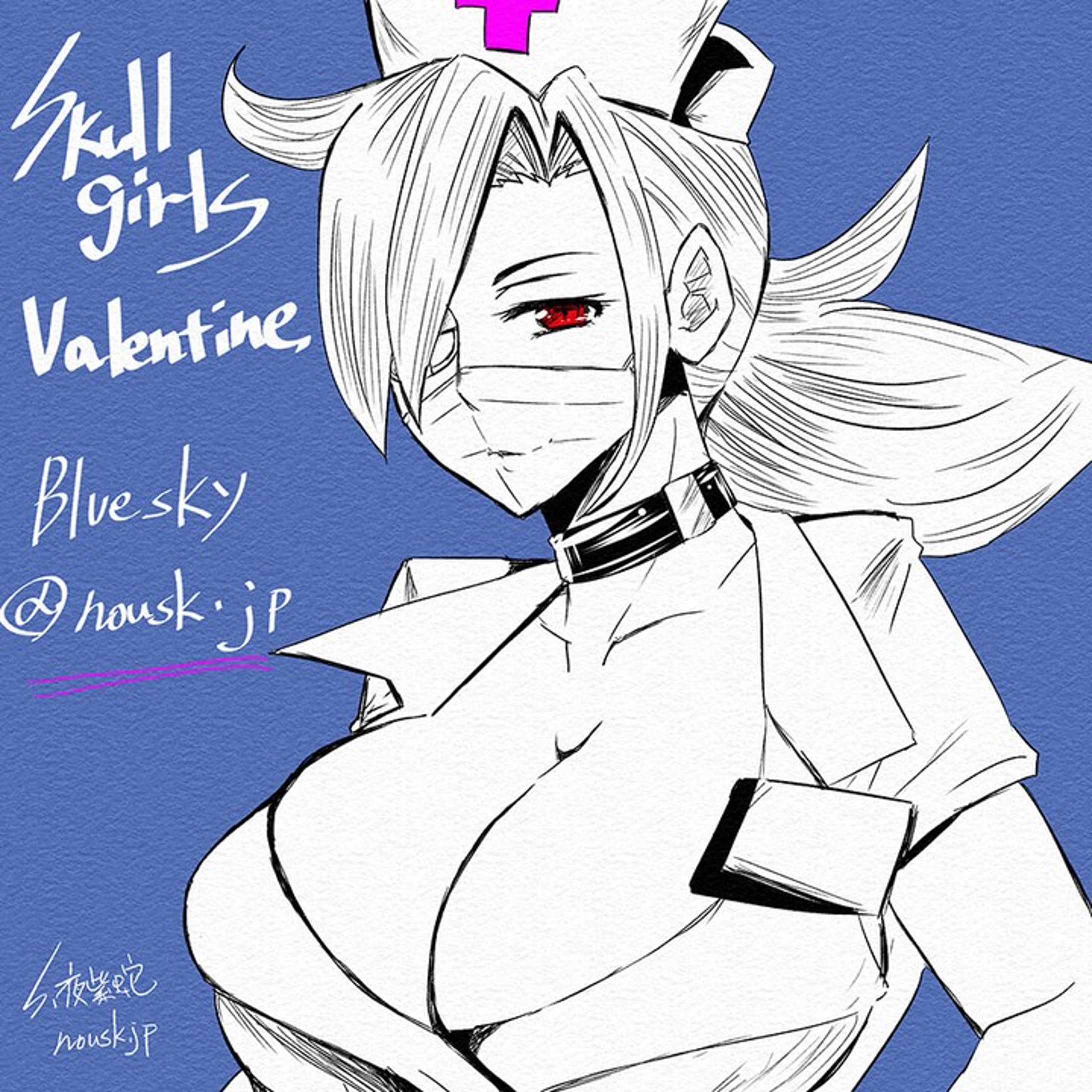 #skullgirlsvalentine #nursecostume #valentineskullgirls #gamefanart #bluesky-1