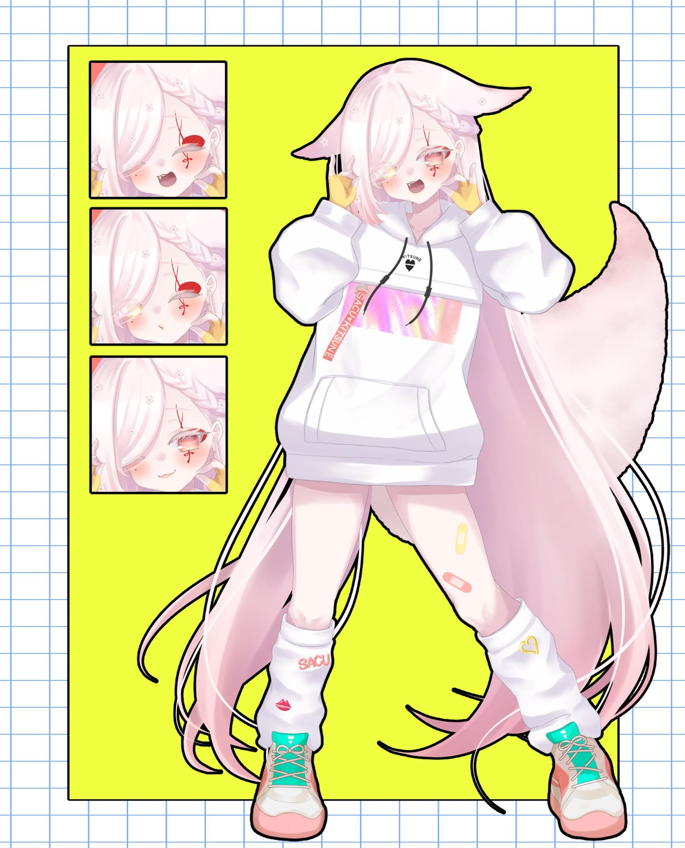 全身イラスト＆衣装デザイン￤白河ノさくら-1