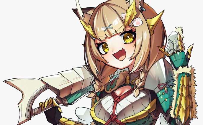 寝恋しらす モンハンイラスト