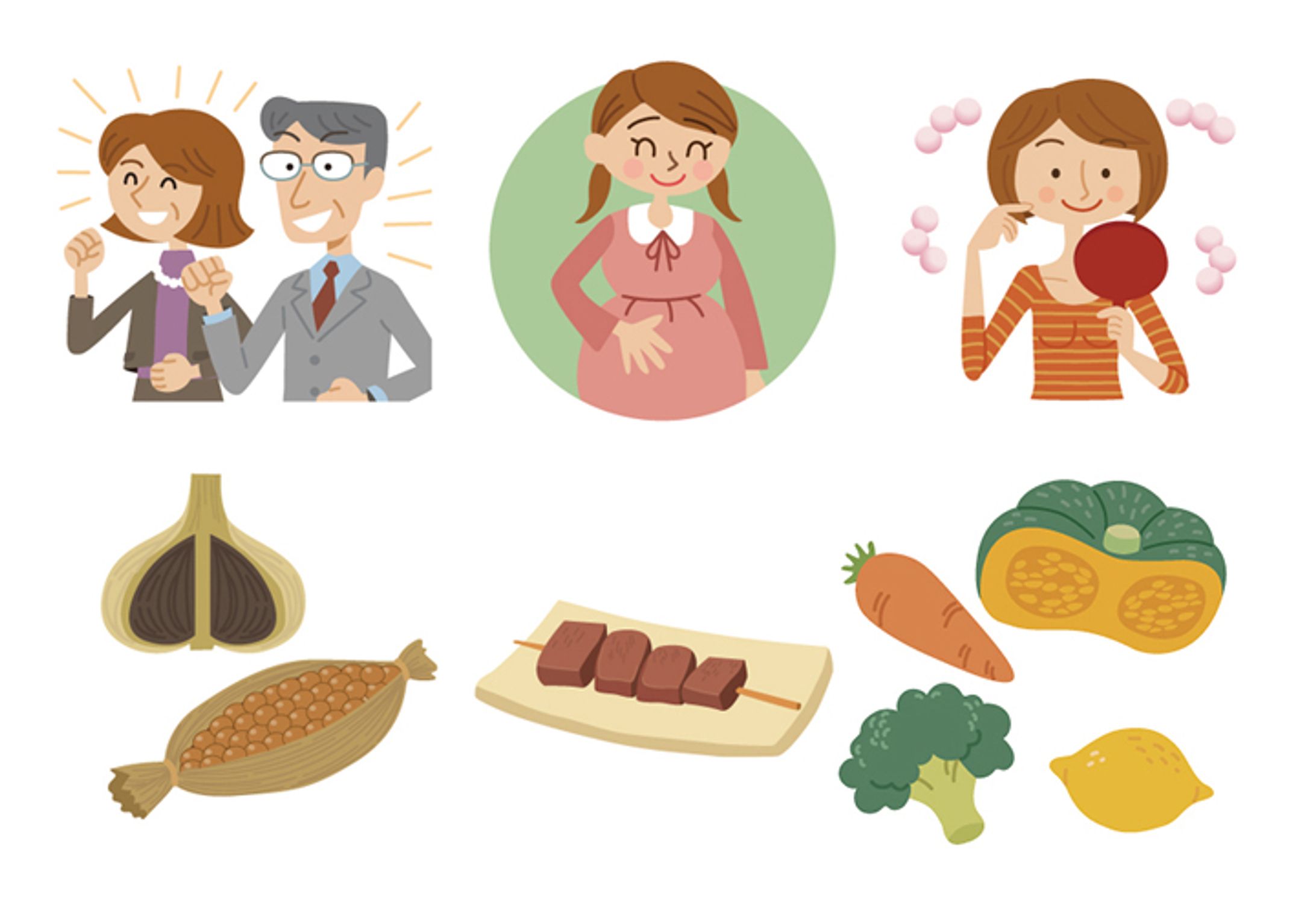 【サンプル】健康食品イラスト-1