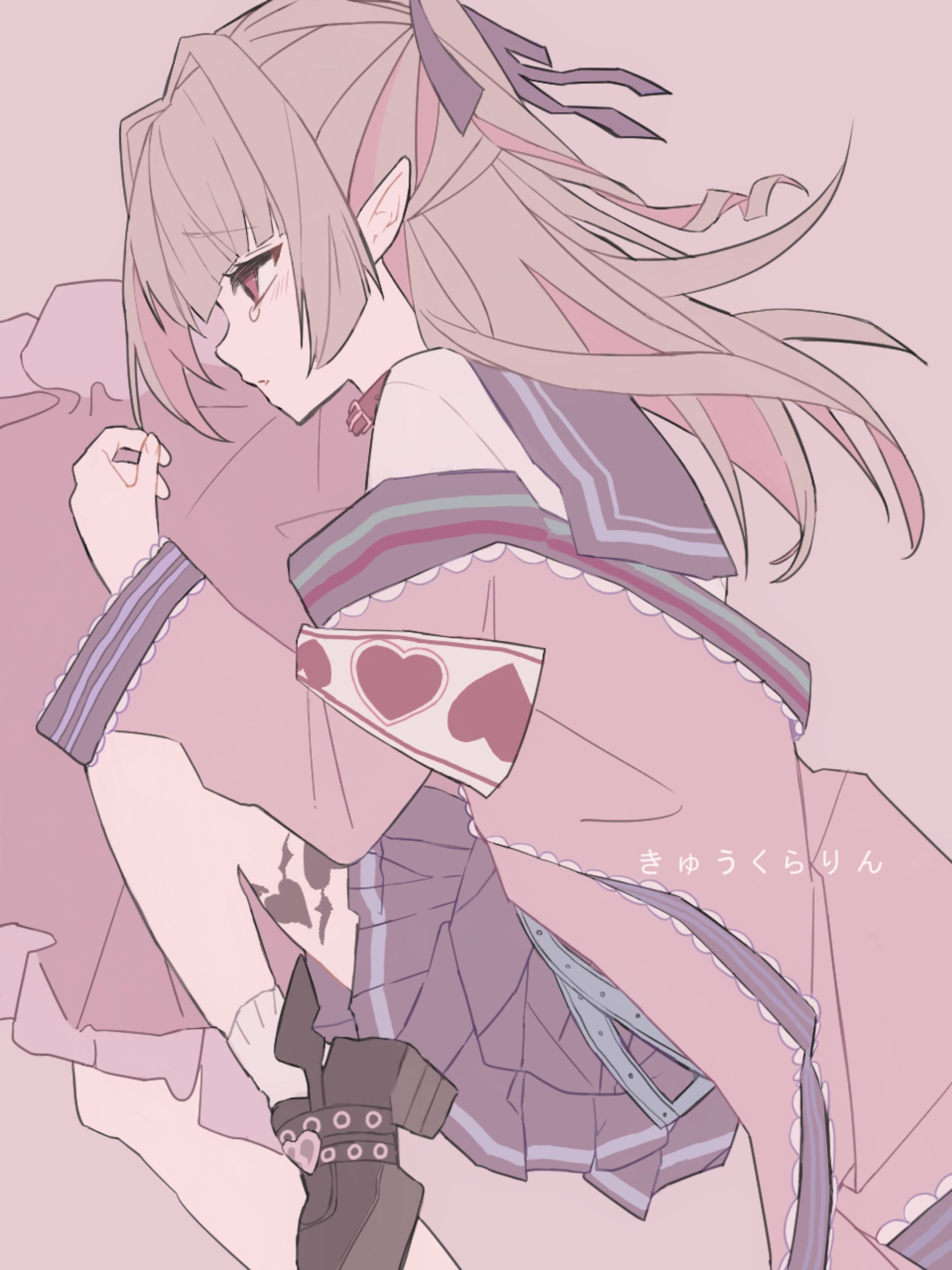 2025/07/28、2023/11月　にじさんじ　vtuber　魔界ノりりむ、夢月ロア　ファンアート-1