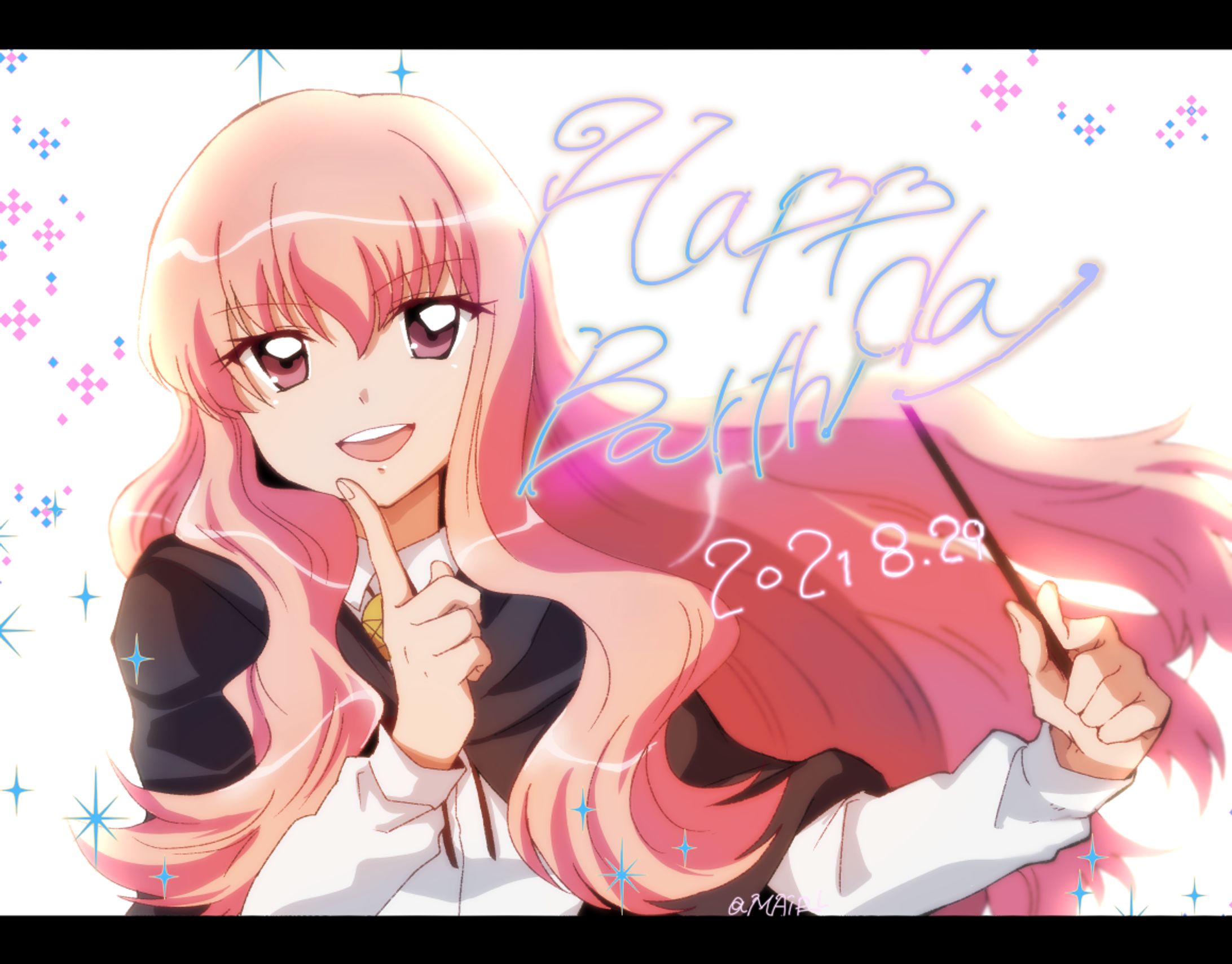 友人へのお誕生日絵-1
