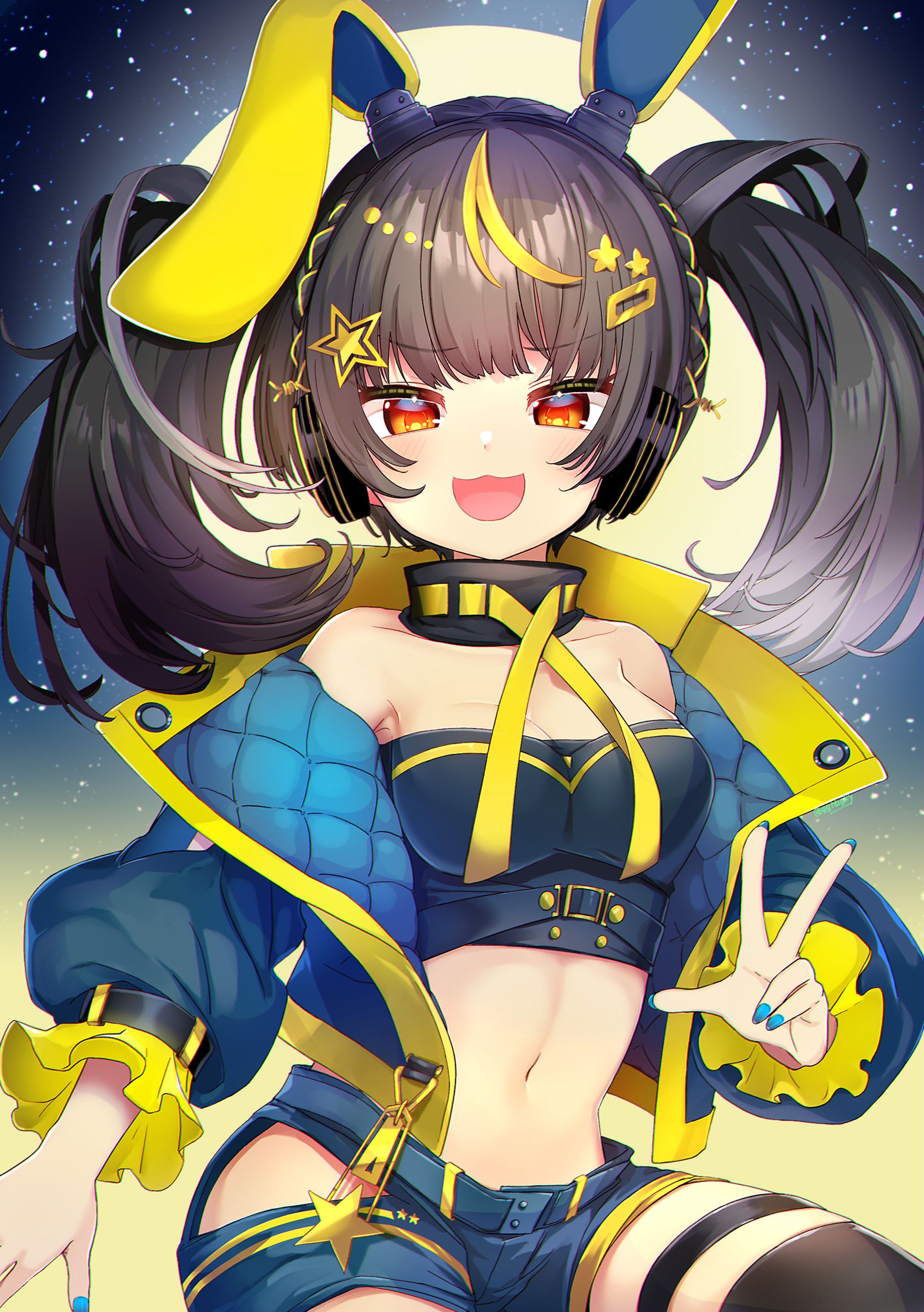 Sample | Bust-up illustration Type-A-1