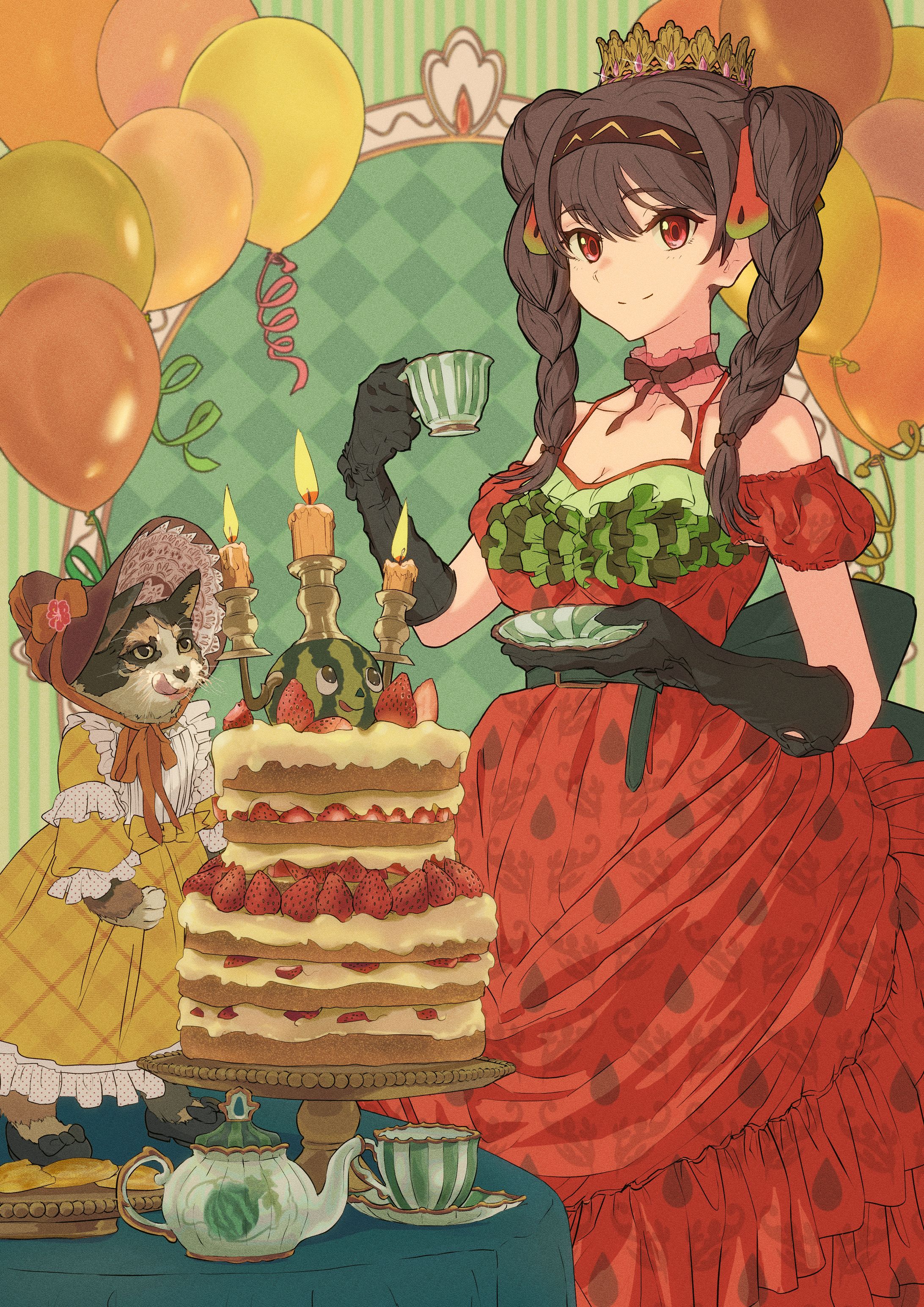 海外ストリーマー様 お誕生日イラスト-1