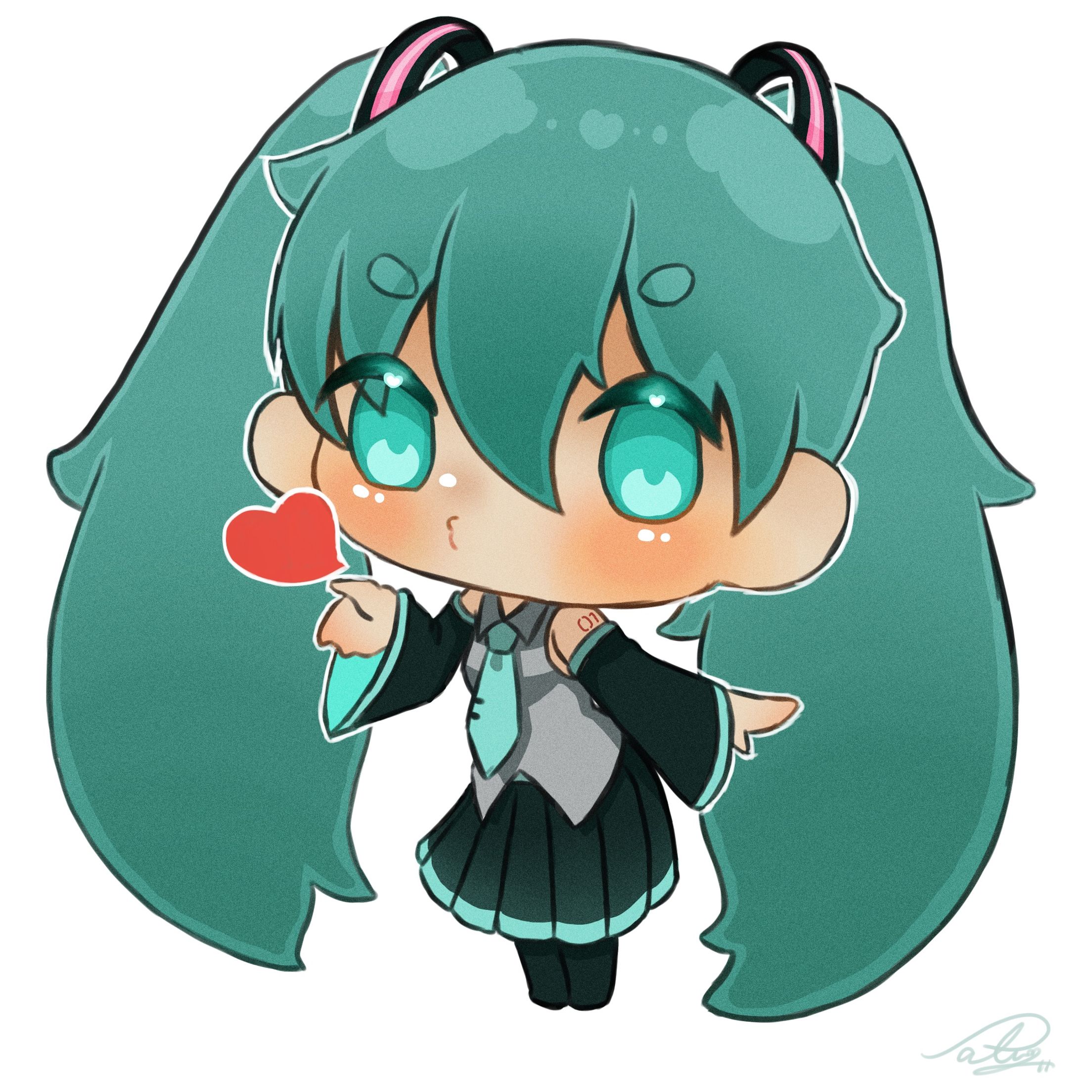 初音ミク（デフォルメ）-1