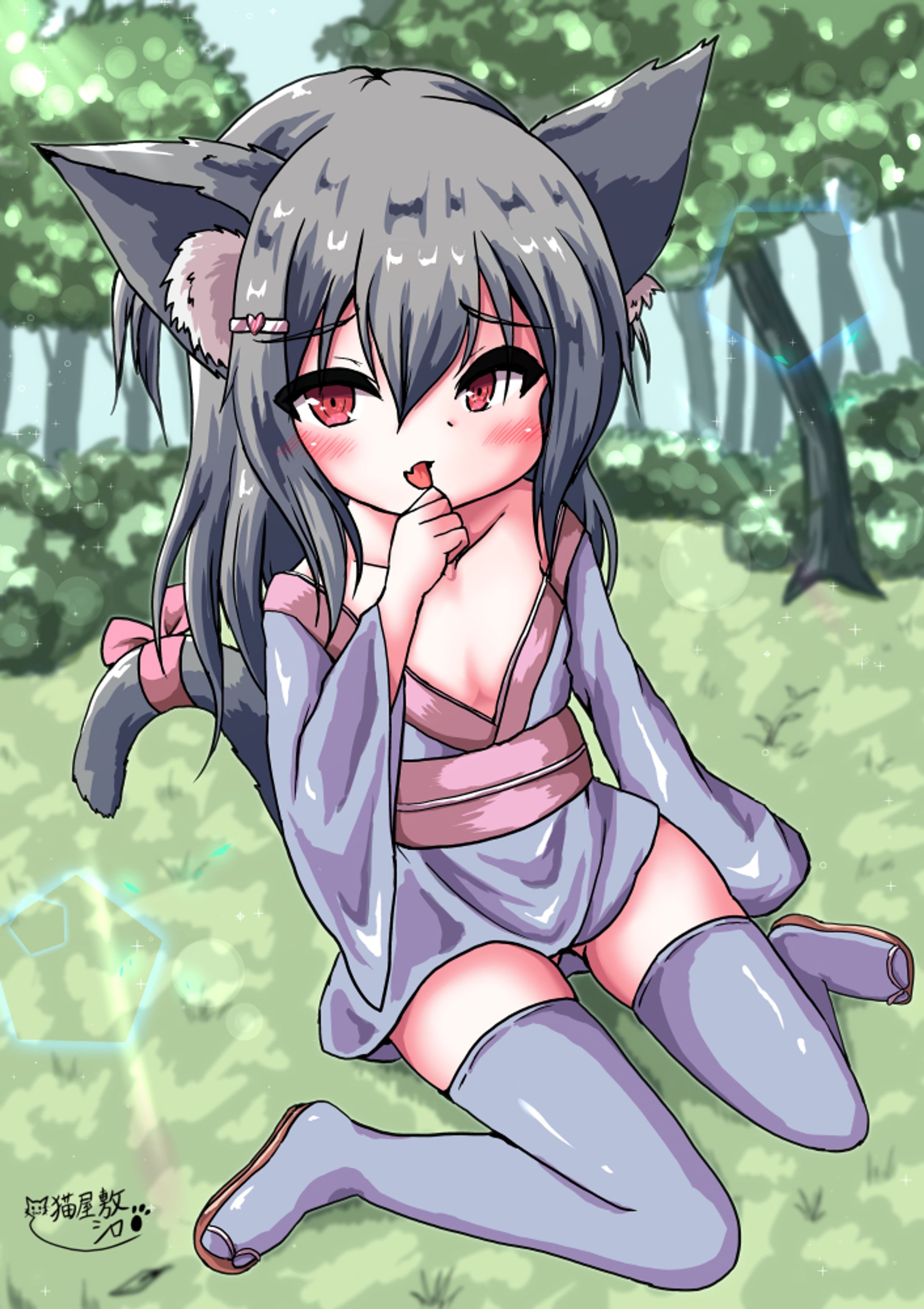 【オリジナル】黒猫少女-1