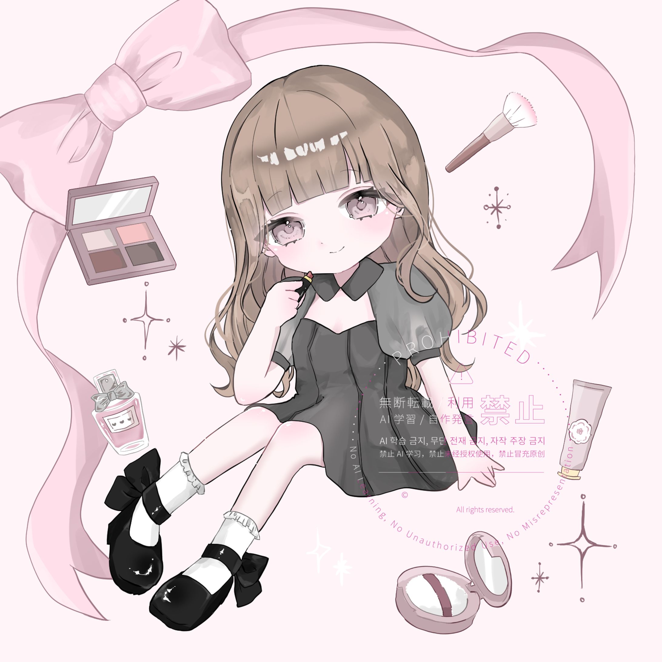 【お仕事】まりまり様 ミニキャライラスト-1