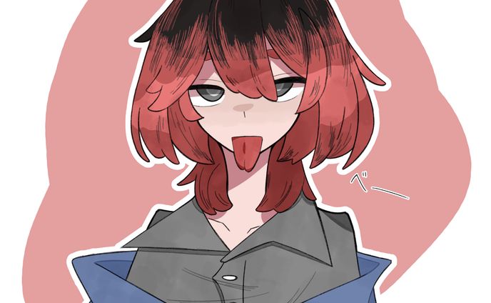 赤い子