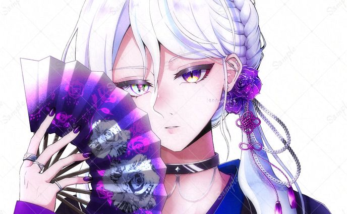 IRIAMライバー様の新衣装サムネイル制作