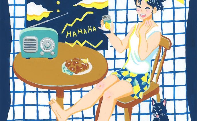 🍋ビタースウィート・ナイト🐈‍⬛

完成日：2023/7/25
制作期間：6日間
サイズ：200×200mm
画材：アクリルガッシュ(ターナー色彩)、インクジェットプリント、CLIP STUDIO PAINT/maruman画用紙

・
・
・

 #イラスト  #イラストグラム  #イラストレーション  #アクリルガッシュ  #アナログイラスト  #アナログ絵  #ラジオ  #深夜ラジオ  #猫  #🐈‍⬛ #🍋 #レモン #📻 #いらすとぐらむ  #女の子イラスト  #夜  #illustration  #illustgram  #創作イラスト  #originalillustration  #acrylicgouache  #acrylicpainting  #analogillustration  #radio  #lemon  #night  #girlsillustration  #analogart  #catillustration