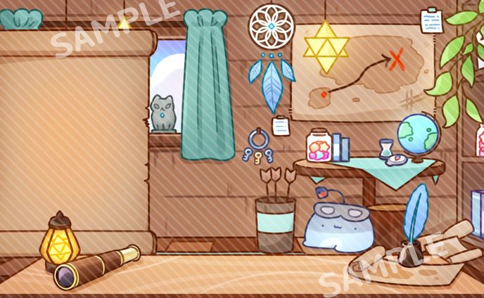 아라하시 타비님 방송 배경화면