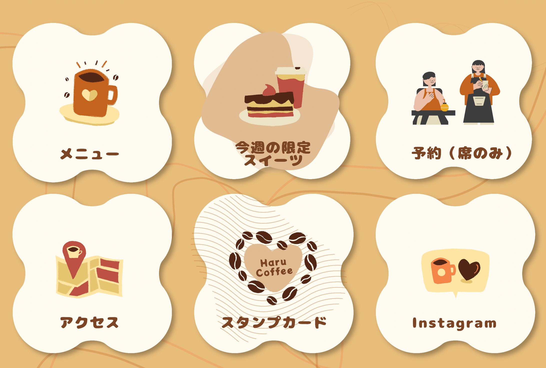LINEリッチメニュー｜カフェ用-1