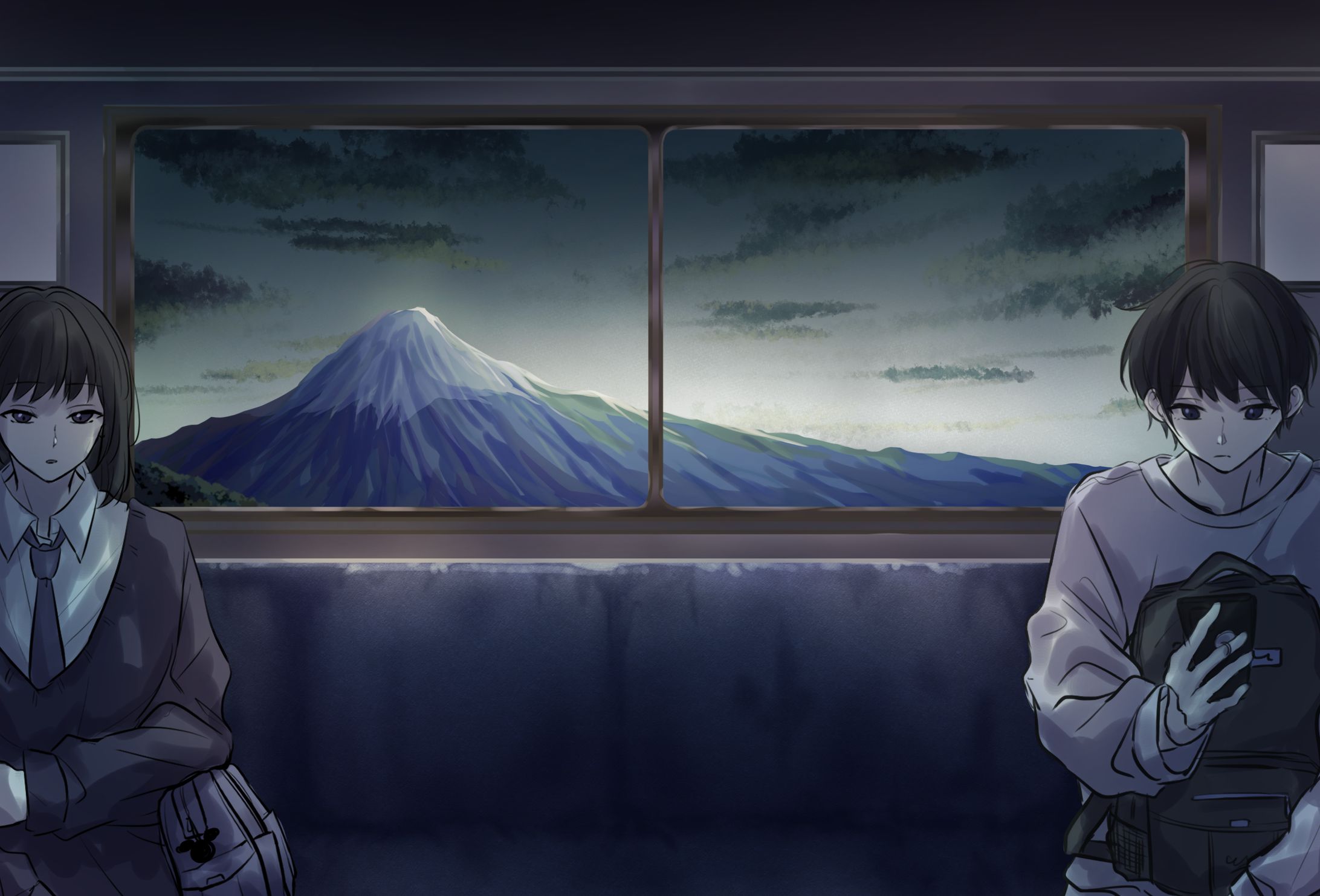 電車からの風景-1