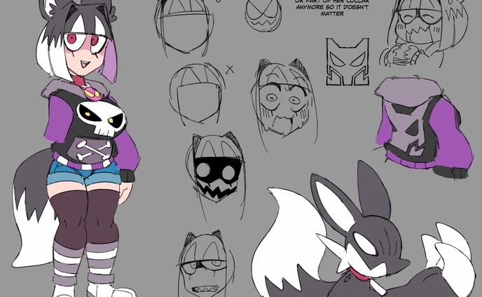 Kuromi Design Sketch