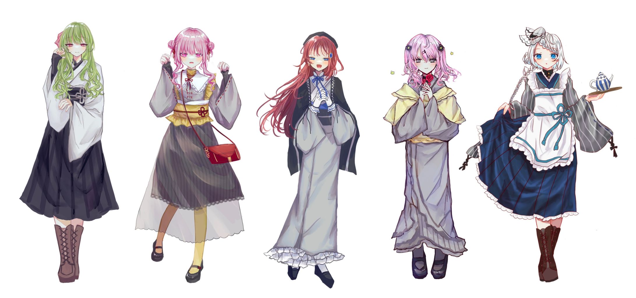 【サンプル】和服イラスト-1
