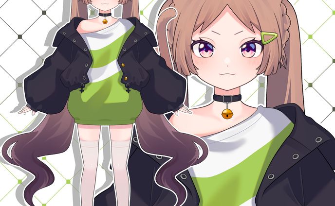 立ち絵イラスト（八の字様）