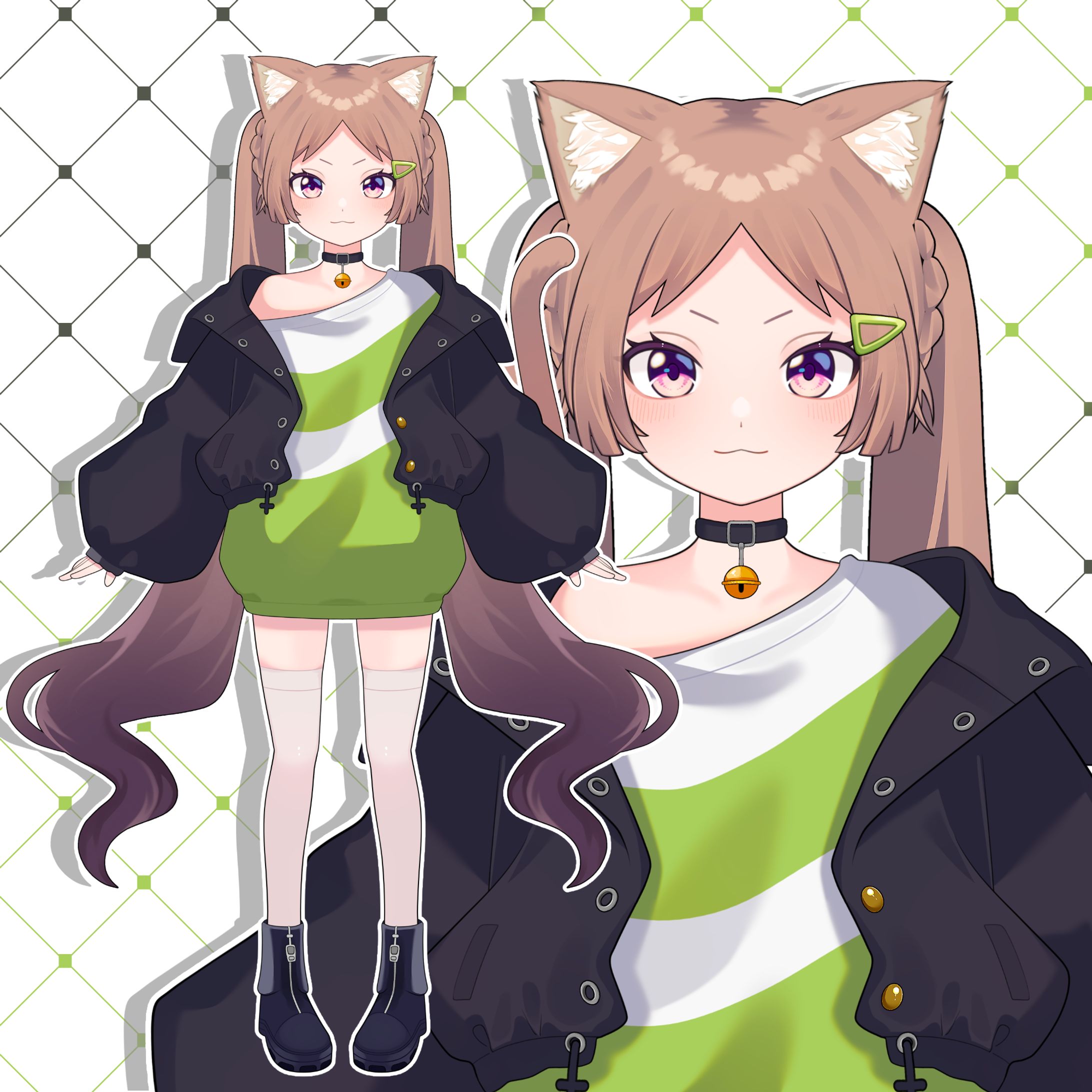 立ち絵イラスト（八の字様）-1