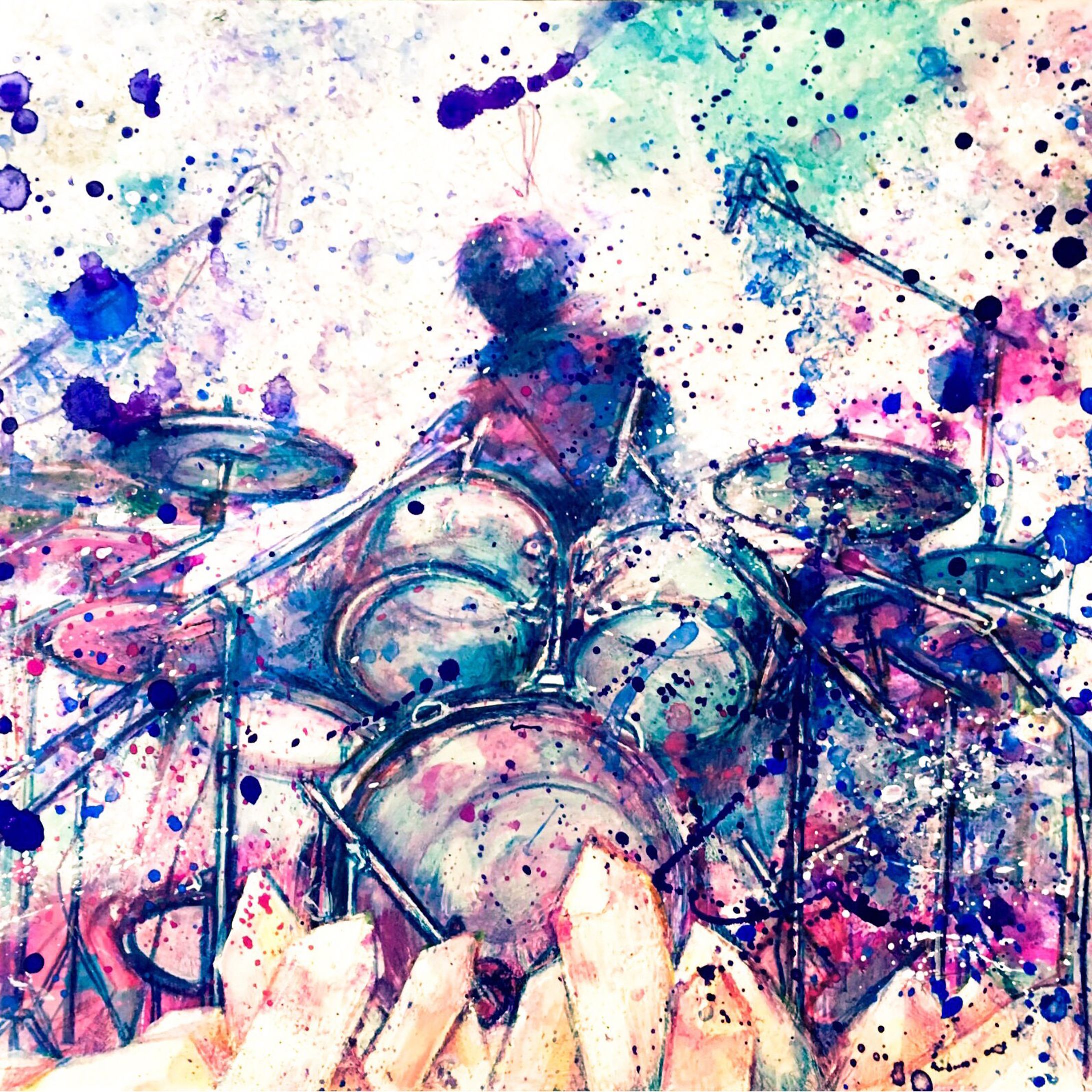 凛として時雨 ドラム ピエール中野氏に作品提供-1